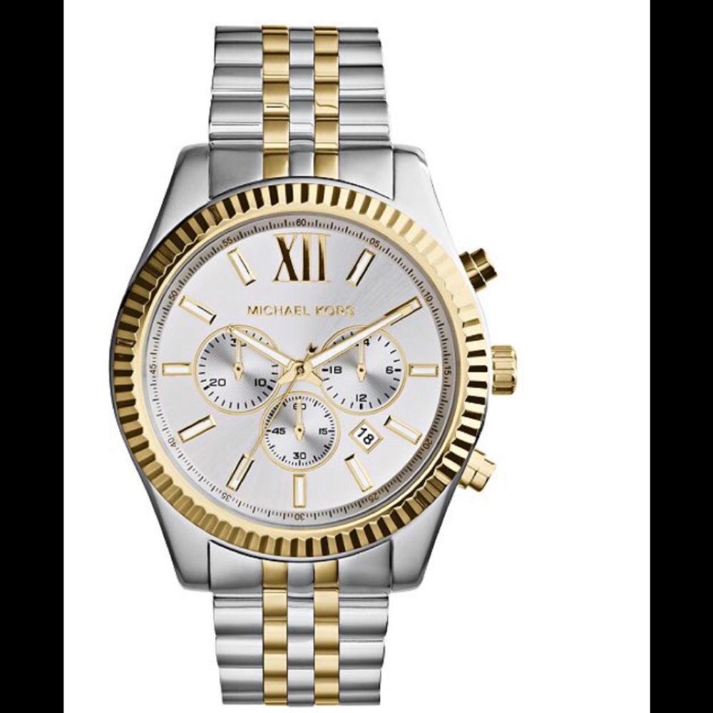MICHAEL KORS GOLD & SILVER WATCH